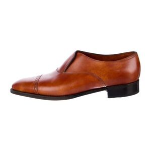 JOHN LOBB 123466 MEN’S PHILIP2 Straight Tip Brown Leather Loafers 8.5 MSRP $2650